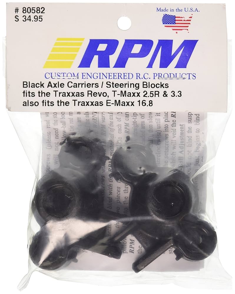 Amazon.com: RPM 80582 Axle Carriers/Oversized Bearings Black